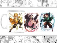 Чашка Тандзиро Незуко Зеницу Kimetsu no Yaiba cup-00009