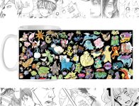 Чашка з зображенням cup-00218, аніме Pokemon 1 шт
