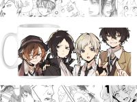 Чашка Дазай Акутагава Чуя Ацуши Великий из Бродячих псов Bungou Stray Dogs cup-00269