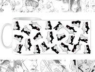 Чашка з зображенням Danganronpa Монокума cup-00291 