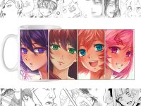 Горнятко Докі Докі літературний клуб Doki Doki Literature Club! cup-00373