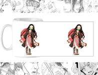Чашка Незуко Клинок рассекающий демонов Kimetsu no Yaiba cup-00424
