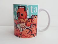 Чашка Chainsaw Man cup-00676 с изображением Почита и Дэнджи 