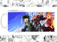 Чашка Boku no Hero Academia cup-00782 з зображенням Шото, Бакуго та Мідорія 