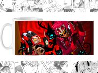 Чашка Helluva Boss VS Hazbin Hotel cup-00897 з зображенням 
