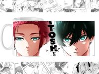 Чашка Рін та Сае Синя в'язниця Blue Lock cup-00941