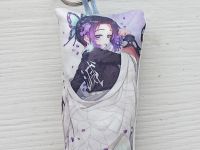 Брелок Demon Slayer Клинок, рассекающий демонов Шинобу Кочо, двухсторонняя 13*5см 4043