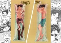 Брелок Attack on Titan Атака Титанов Леви , двухсторонняя 13*5см 4087