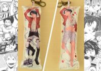 Дакімакура Attack on Titan Атака Титанів Леві Аккерман , двостороння міні 13*5см 4092