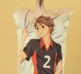 Дакімакура Волейбол!! Haikuyy!! , двостороння міні 13*5см Сугавара 4102