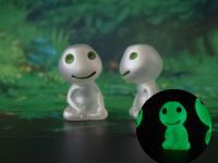 Декоративная флюаресцентная Фигурка Кодама №02, светящаяся в темноте