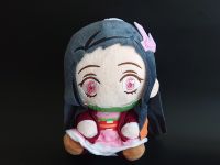 Сувенир плюшевая Игрушка Незуко Клинок, рассекающий демонов Demon Slayer 20см