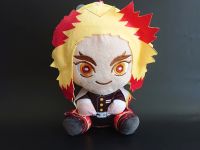 Сувенир плюшевая Игрушка Ренгоку Клинок, рассекающий демонов Demon Slayer 20см