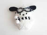 Сувенір м'яка Іграшка-брелок Почакко в окулярах та шарфі