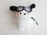 Сувенір м'яка Іграшка-брелок Почакко в окулярах та краватці