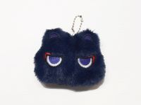 Сувенир плюшевая игрушка-брелок Скарамучча Кот голова 8*7см Геншин Импакт Genshin Impact