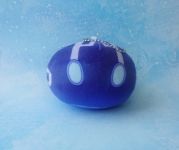 Сувенір плюшева іграшка Електро міні-Слайм з Геншин Імпакт Genshin Impact , 10*8см 