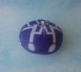 Сувенір плюшева іграшка Електро міні-Слайм з Геншин Імпакт Genshin Impact , 10*8см 