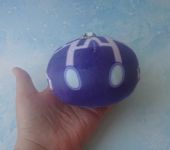 Сувенір плюшева іграшка Електро міні-Слайм з Геншин Імпакт Genshin Impact , 10*8см 