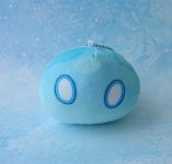 Сувенір плюшева іграшка Гідро міні-Слайм з Геншин Імпакт Genshin Impact , 10*8см 