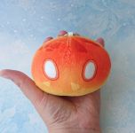 Сувенір плюшева іграшка Піро міні-Слайм з Геншин Імпакт Genshin Impact , 10*8см 