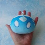 Сувенір плюшева іграшка Кріо міні-Слайм з Геншин Імпакт Genshin Impact , 10*8см 