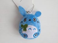 Сувенир плюшевая Игрушка-брелок Totoro синий 7,5 (10см)