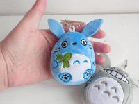 Сувенир плюшевая Игрушка-брелок Totoro синий 7,5 (10см)