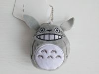 Сувенір плюшева Іграшка-брелок Totoro сірий 8 (10см)