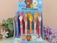 Ручка гелева Line Friends Cony пиши-стирай 0,5 мм синя YES 420377