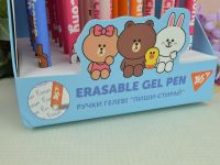 Ручка гелева Line Friends Cony пиши-стирай 0,5 мм синя YES 420377