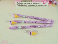 Ручка масляная Pusheen сиреневая с фигуркой Пушин в рожке YES 412079