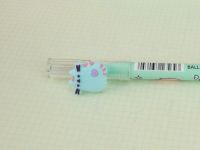 Ручка масляная Pusheen мятная с фигуркой Пушин в рожке YES 412079