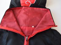 Плащ Акацукі Наруто Naruto чорний на блискавці