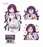 Наклейки N1-003  Danganronpa 