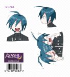 Наклейки N1-008  Danganronpa 