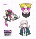 Наклейки N1-014  Danganronpa 