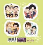 Наклейки №2-002 Волейбол Haikyuu!!