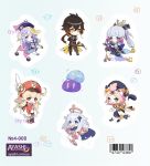 Наліпки Геншин Імпакт Genshin Impact Микс №4-008