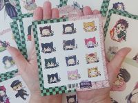 Наліпки Клинок, що розтинає демонів Kimetsu no Yaiba Demon Slayer №6-001