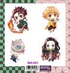 Наклейки Клинок рассекающий демонов Kimetsu no Yaiba Demon Slayer №6-003