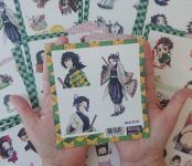 Наклейки Клинок рассекающий демонов Kimetsu no Yaiba Demon Slayer №6-010