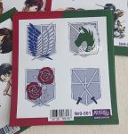 Наліпки Attack on Titan Атака Титанів Герби №9-001