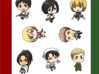 Наклейки Attack on Titan Атака Титанов №9-005