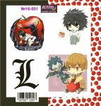 Наклейки Тетрадь Смерти Death Note №16-001