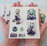 Наліпки №4-003 Сахароза  Геншин Імпакт Genshin Impact