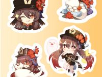 Наклейки Геншин Импакт Genshin Impact Ху Тао №4-015