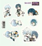 Наклейки Геншин Импакт Genshin Impact Син Цю и Чун Юнь №4-023