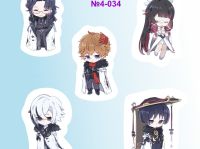 Наліпки Геншин Імпакт Genshin Impact Мікс Передвісники №4-034