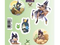 Наклейки Тигнари и Сайно Геншин Импакт Genshin Impact №4-039